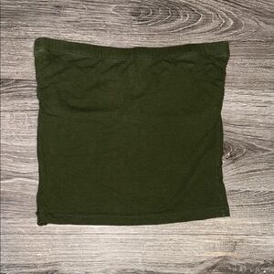 Zenana Outfitters Olive Green Tube Top